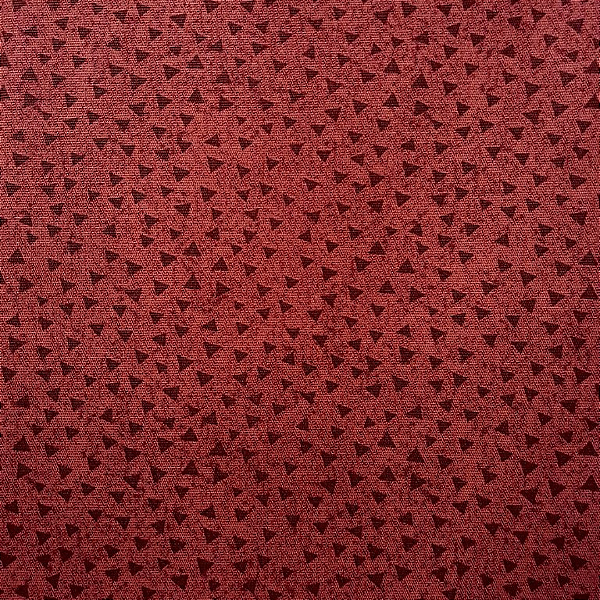 Triângulos Vinho. Tricoline 100%Algodão (50x150)