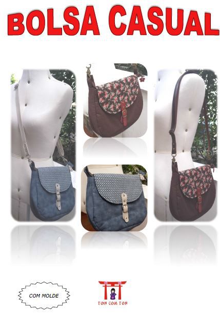 Projeto:  Bolsa Casual (vide Desconto do COMBO)