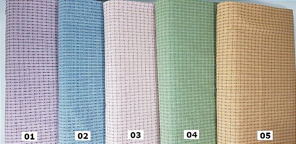 Little Square. Taupe. Tec 100% Alg Jap. AA055 (25x55cm)