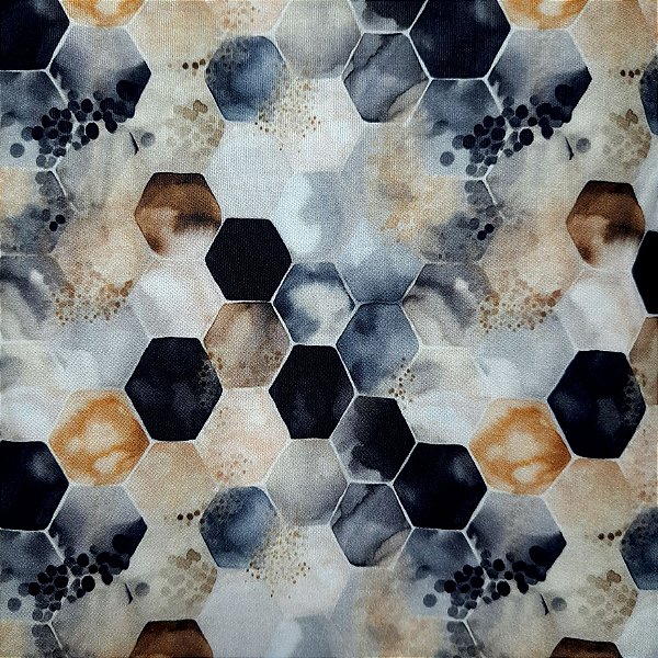 Dusty Vitral. Tec.Tricoline Digital 100%Alg.(50x150)