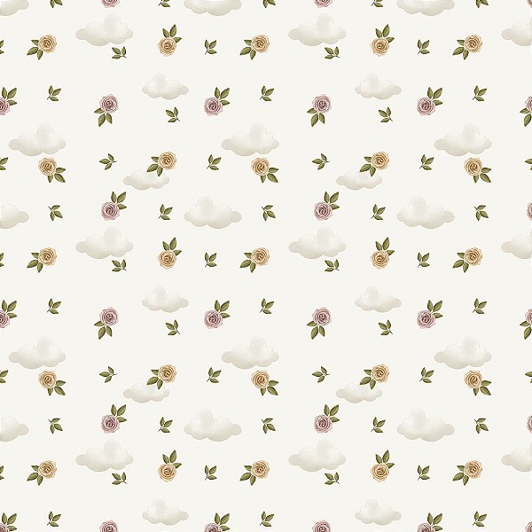 MiniFlor Rogai. Tecido Digital Fuxicos 50x150cm