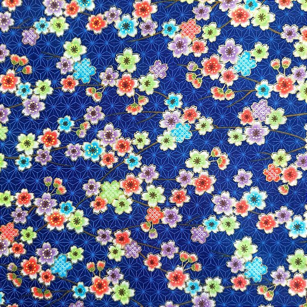 SakuraStar. Tricoline 100% Algodão Japon.Douradinho (49x55cm)