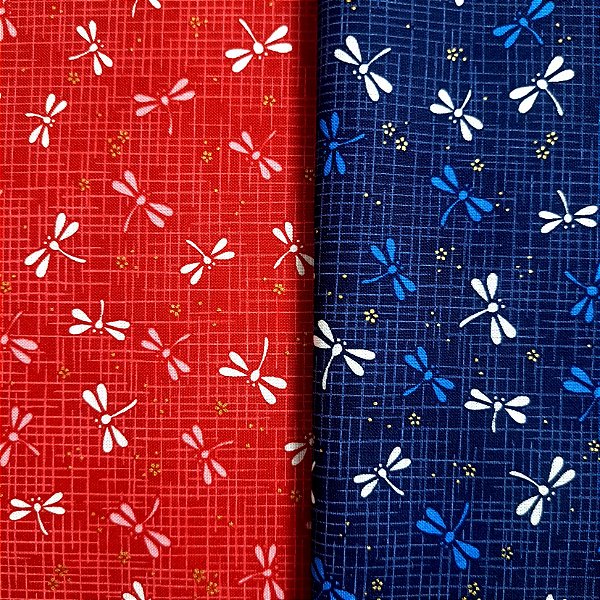 Dragon Fly (Libélula). Tricoline 100% Alg.Japonês (49x55cm)