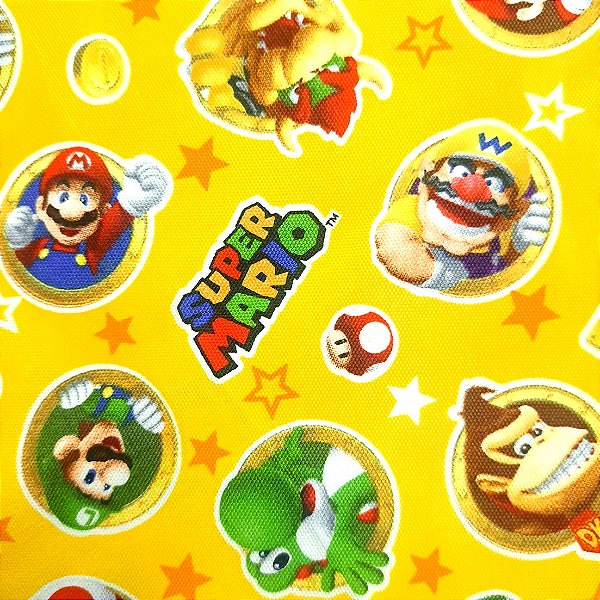 SuperMario Tricoline 100% Alg.Encorpado Japonês(49x55cm)