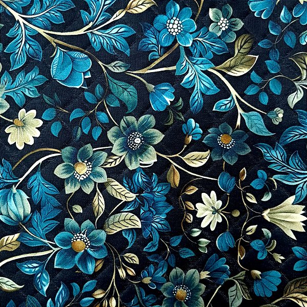 Flor Noturna. Matelasse Fab. 50x140.