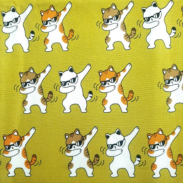 Cat Sunglass. Tricoline 100% Alg.Encorpado Japonês(49x55cm)