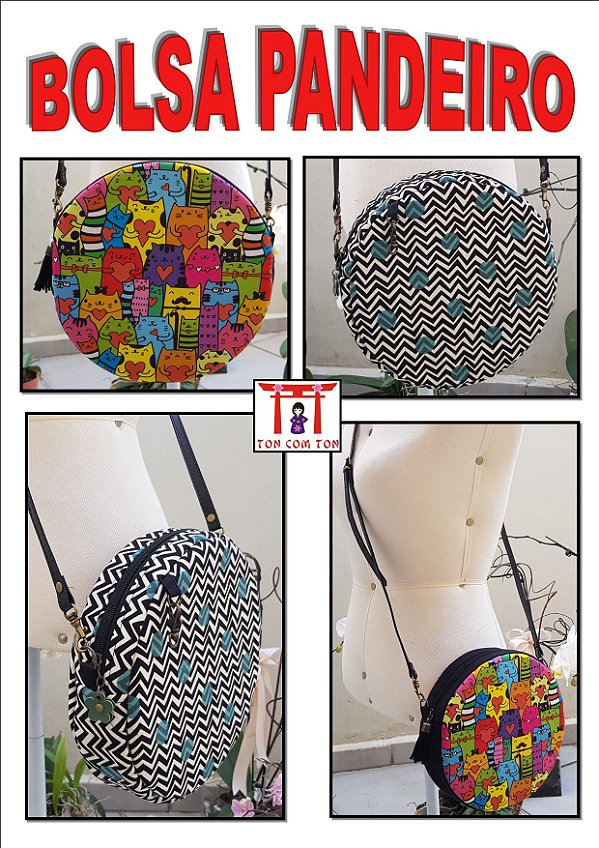 Projeto:  Bolsa Pandeiro (vide Desconto do COMBO)