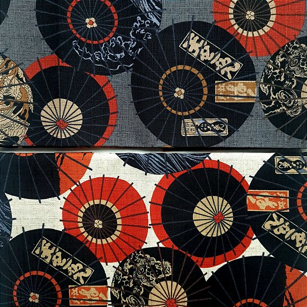 Traditional Japan Umbrella. 100% Algodão Japonês Encorpado. 50x110cm