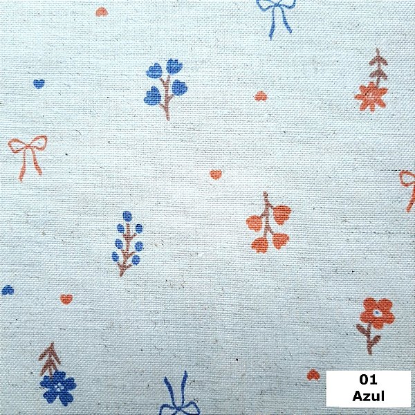 Little Flower. Linho+Alg. Ibi.(50x150cm)