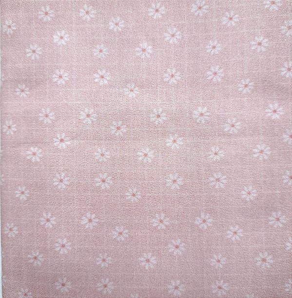 Flor Pastel. Tecido Digital Fuxicos 100% Algodão - 50x150cm