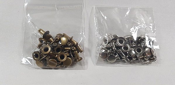 Rebite 3mm com 20 rebites por saq.