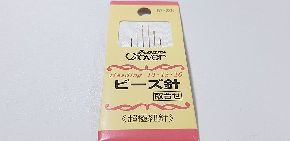 Agulha para Miçanga. Clover. AC011