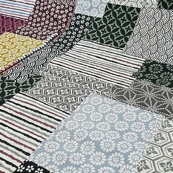 Squares. Tecido Japonês. TI028 (49x55cm)