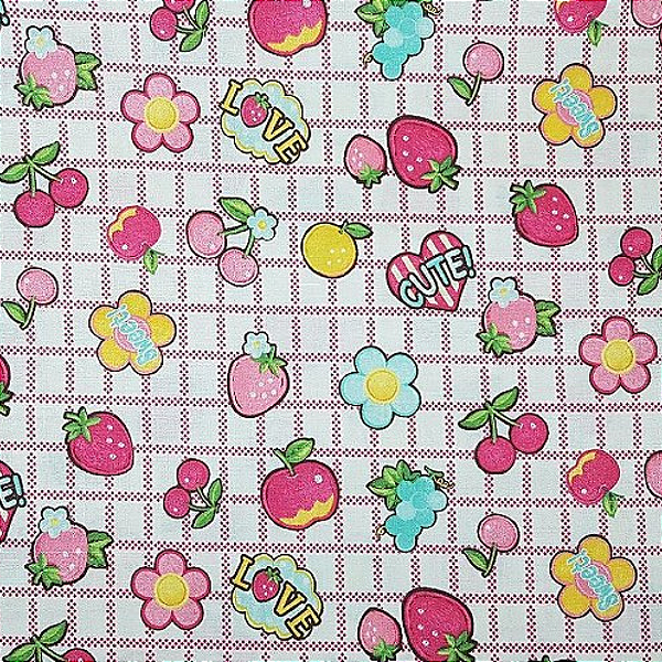 Fruits Flower. 30's Collection. Tec. Japonês. 3400002 (50x55cm)