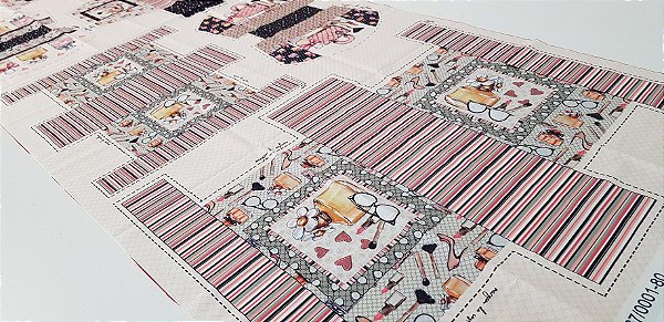 Necessarie Perfume - Painel Faça Você Mesmo. Tecido Digital 100%Algodão