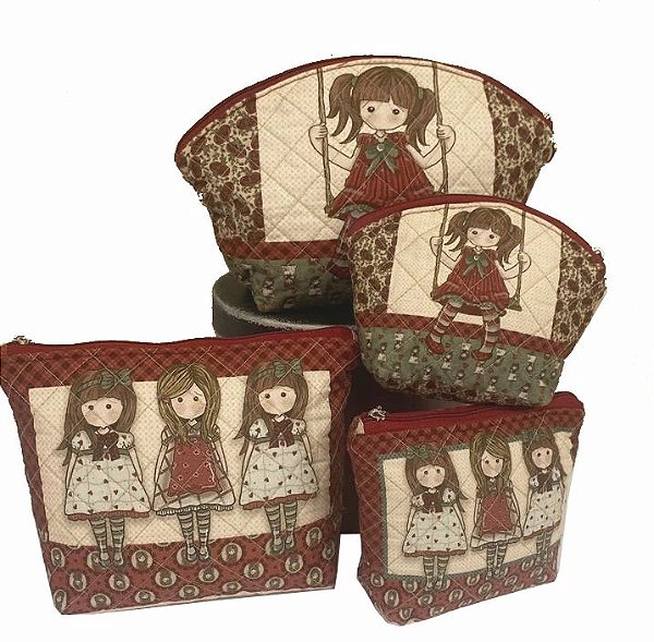 Necessarie Bonecas - Painel Faça Você Mesmo. Tecido Digital 100%Algodão