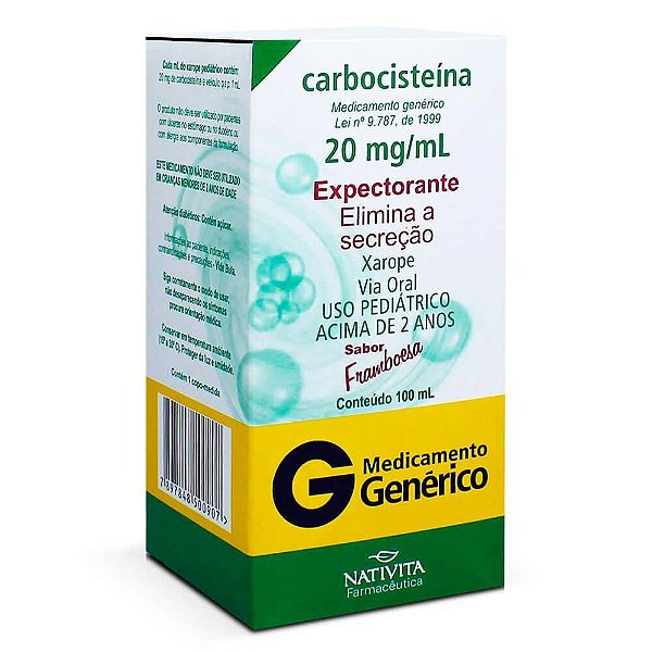 CARBOCISTEINA XPE PED 100ML NATIVITA