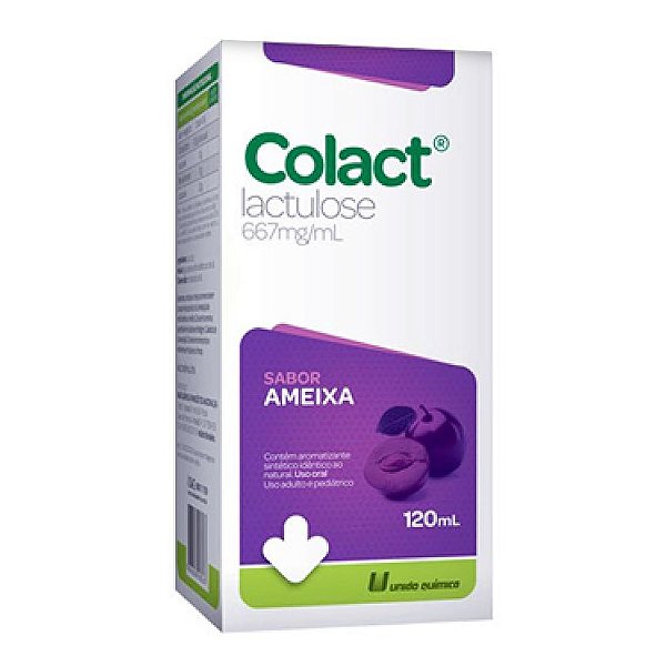 LACTULOSE - COLACT AMEIXA 120ML - UNIAO QUIMICA