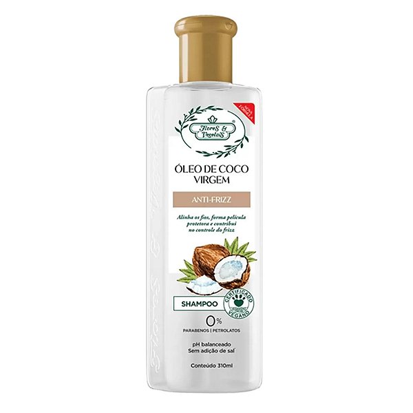SHAMPOO FLORES E VEGETAIS 310ML ANTI QUEBRA