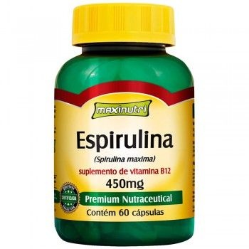 ESPIRULINA 450MG 60CAPS MAXINUTRI