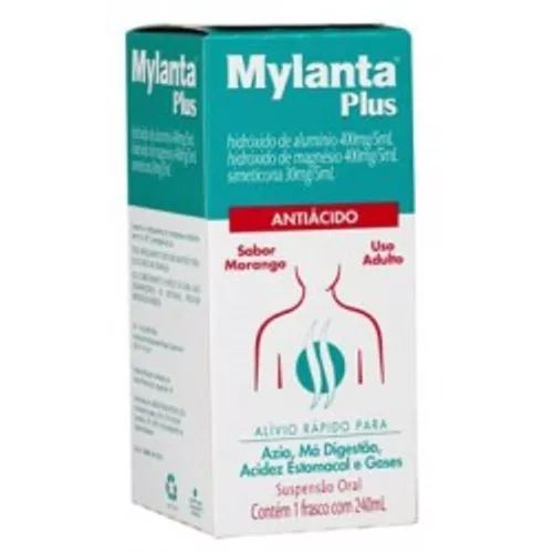 MYLANTA PLUS MORANGO 240ML