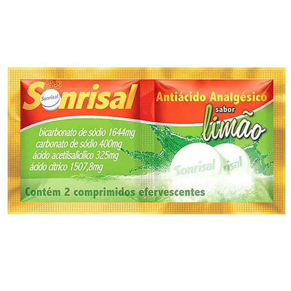 SONRISAL 2CPR EFERVECENTE LIMAO