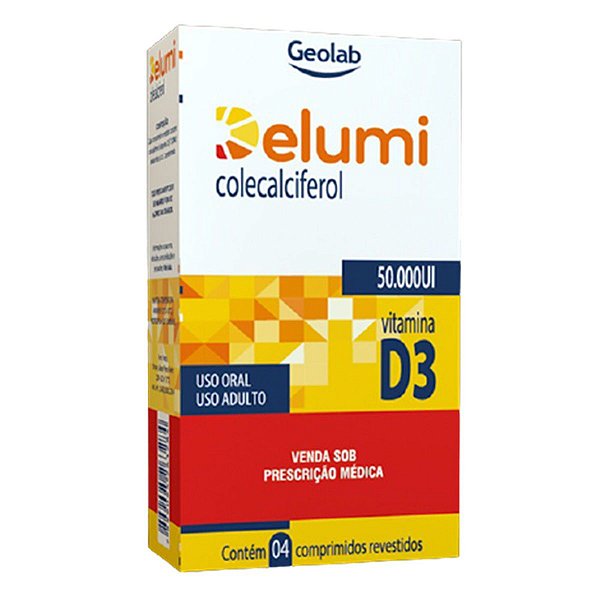 VITAMINA D 50.000 4CPR - DELUMI D