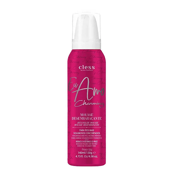 MOUSSE PARA CABELO CHARMING 140ML GLOSS PROTECAO TERMICA