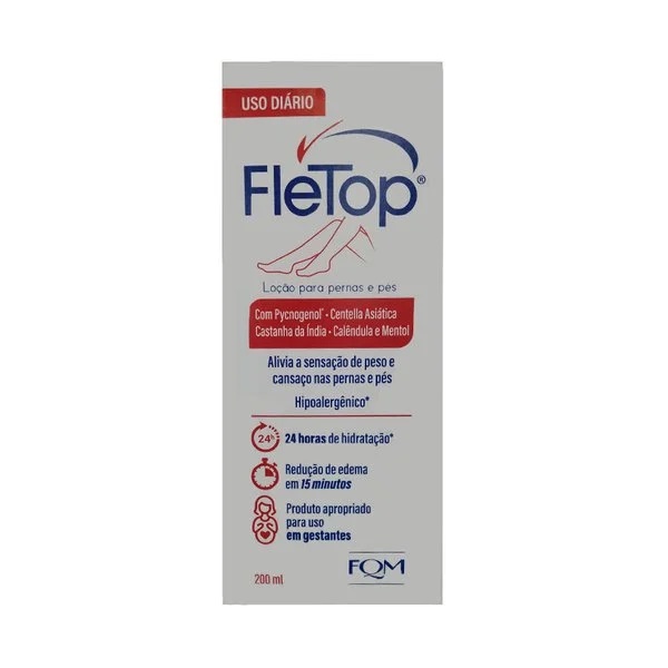 Fletop Loção para Pernas e Pés com 200ml