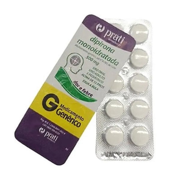 DIPIRONA 500MG 10CPR PRATI