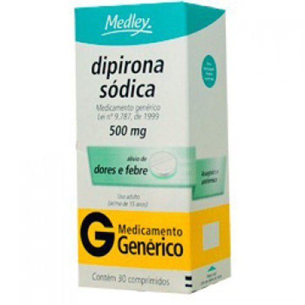 DIPIRONA 500MG 30CPR (MEDLEY)