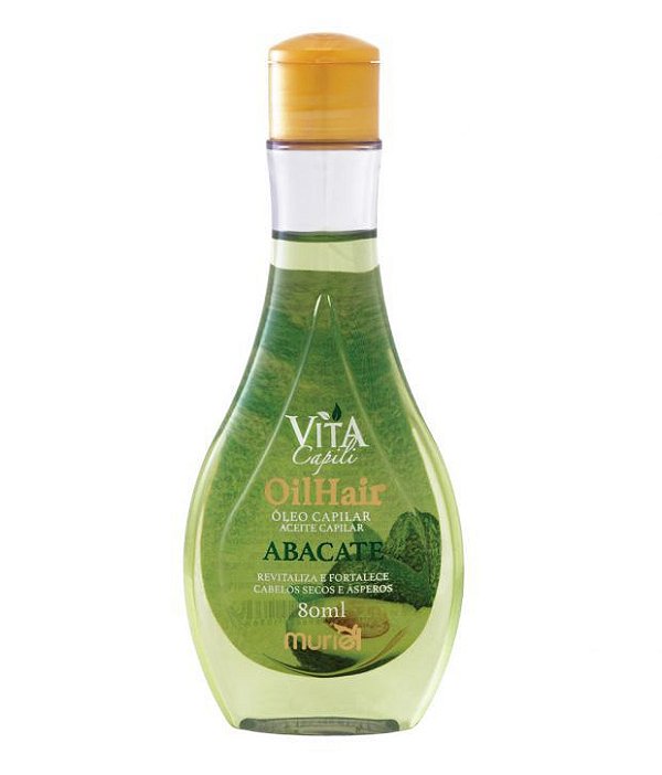 OLEO CAPILAR VITA CAPILI ABACATE 80ML - MURIEL