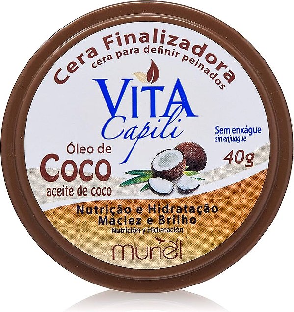 CERA FINALIZADORA MURIEL VITA CAPILI 40G COCO