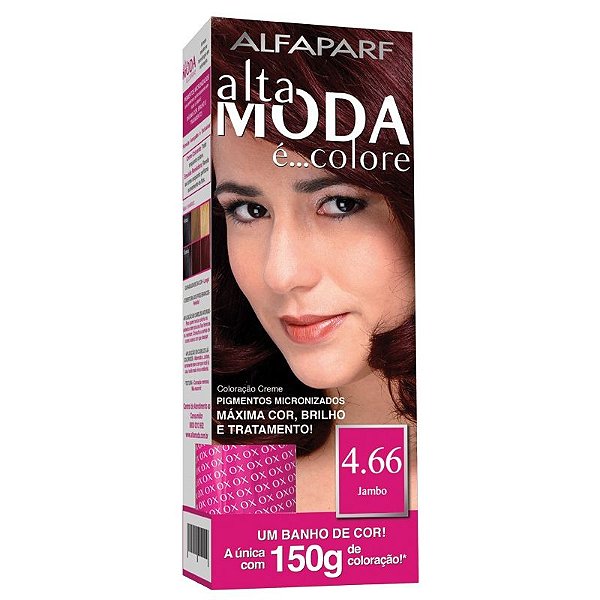 TINTURA ALTA MODA 4.66 CASTANHO VERMELHO INTENSO 150GR