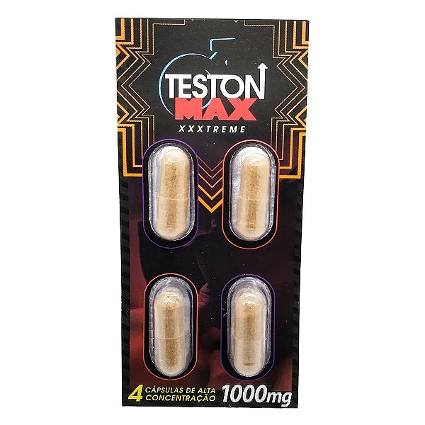 TESTON MAX XTREME MASCULINO 4 CAPSULAS