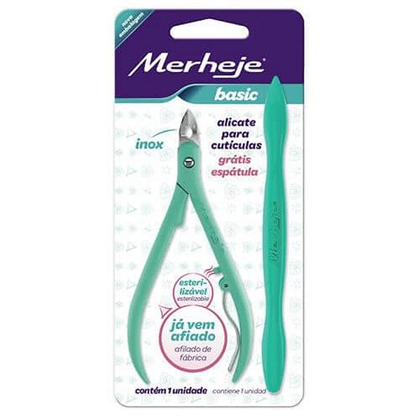 ALICATE MERHEJE BASIC + ESPATULA VERDE