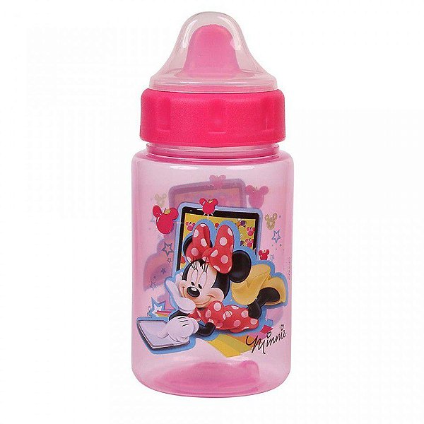 BABY GO COPO C/ TAMPA VALVULA REDUTORA 340ML MINNIE REF:1936
