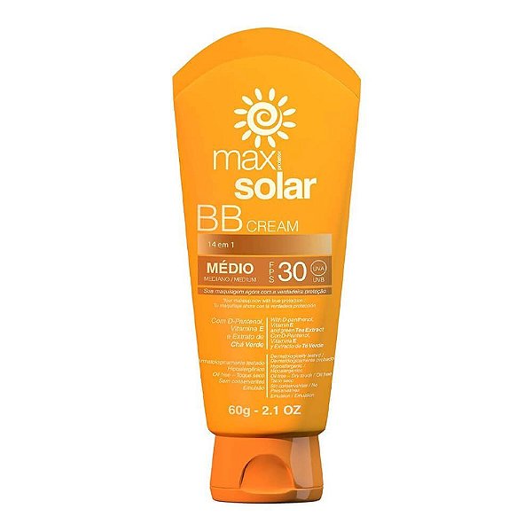MAXI BB CREAM  PROTETOR SOLAR FPS 30 MEDIO 60G