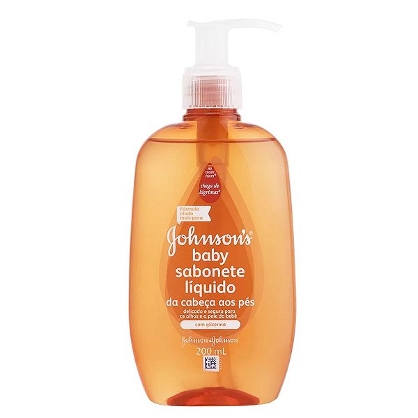 SABONETE LIQUIDO JOHNSON BABY GLICERINA 200ML