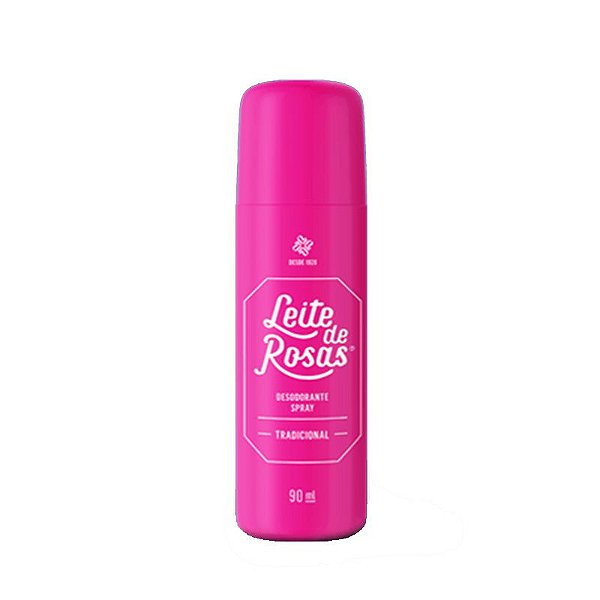 DESODORANTE LEITE ROSAS SPRAY TRADICIONAL 90ML