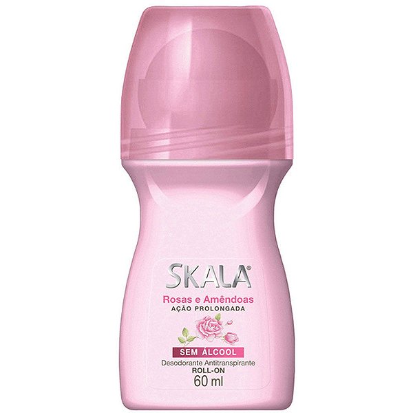 DESODORANTE SKALA ROLL-ON ROSAS E AMENDOAS 60ML