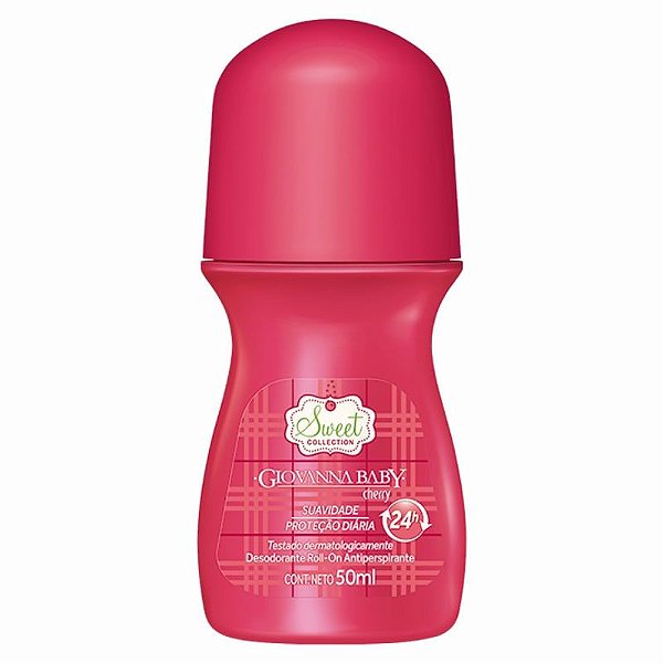 DESOD GIOVANNA BABY ROLLON 50ML SWEET CHERRY(VERMELHO)