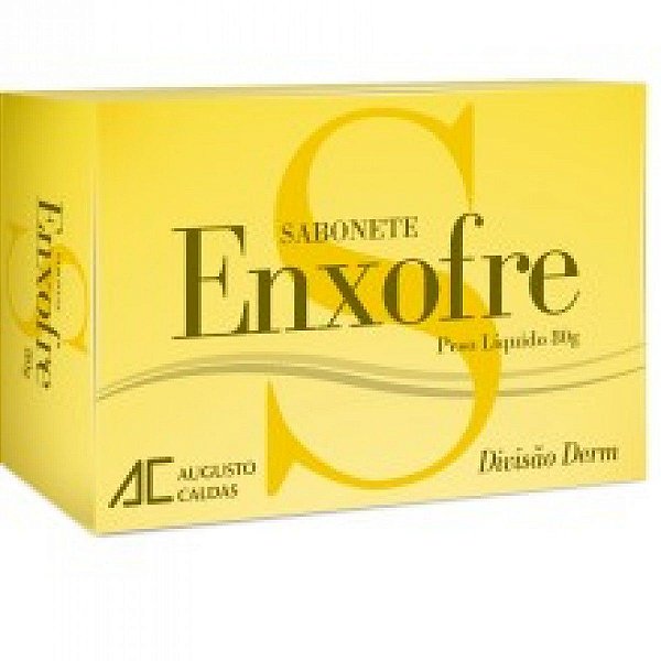 SABONETE DE ENXOFRE AUGUSTO CALDAS 80GR