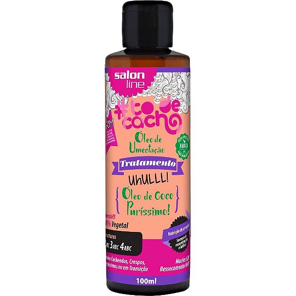 OLEO DE UMECTACAO SALON LINE OLEO DE COCO 100ML