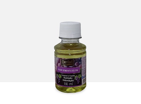 OLEO CAPILAR E CORPORAL DE SEMENTE DE UVA 100ML OURIBEL