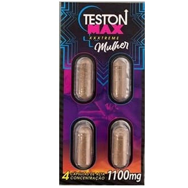 TESTON MAX XTREME MULHER 4 CAPSULAS