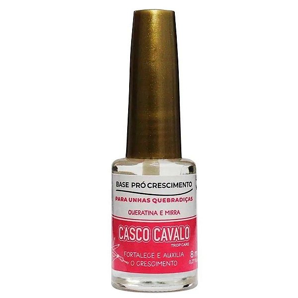 CASCO DE CAVALO QUERATINA E MIRRA BASE PRO CRESCIMENTO 8ML