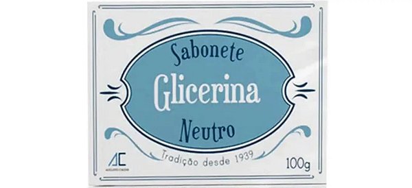 SABONETE DE GLICERINA AUGUSTO CALDAS NEUTRO 90G