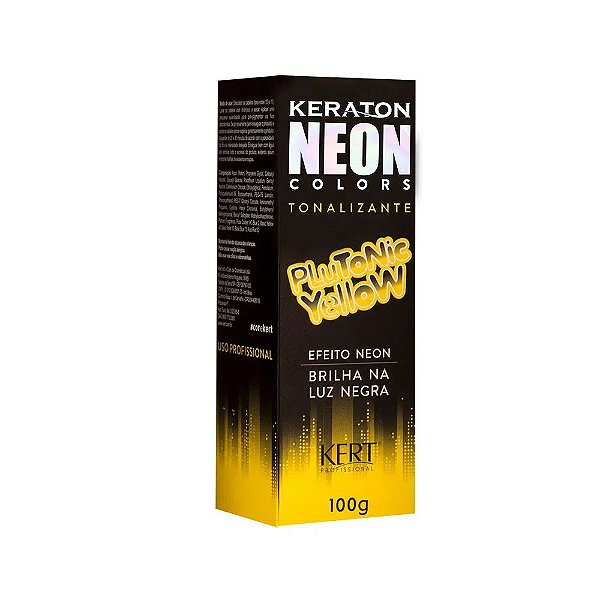 TONALIZANTE KERATON NEON COLORS PLUTONIC YELLOW 100G