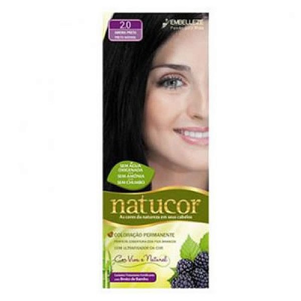 TINTURA NATUCOR KIT 2.0 PRETO SUAVE